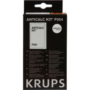 Kit anti-calcar Krups F054001A, 2 x plicuri decalcifiere, 1 x test duritate apă